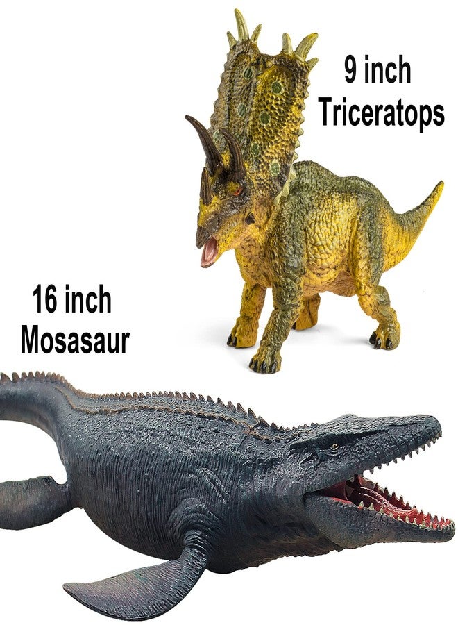 Lavesom 6PCS Jumbo Dinosaur Toy Set, Realistic Dinosaurs Toys for Kids - Large Dino Playset for Boys and Girls 3 4 5 6 7 Year Old Children Birthday Dinosaur Lovers - Image 4